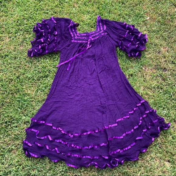 MEXICANA | Dresses | Mexican Gauze Angelita Dress Os New | Poshmark